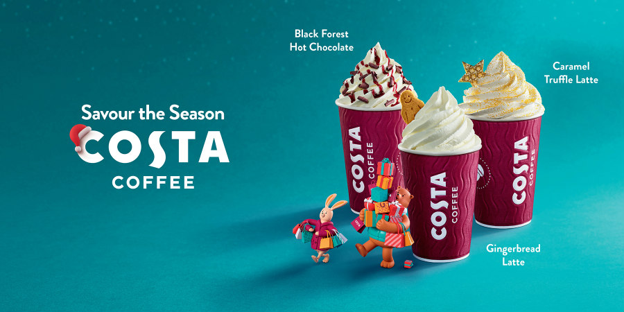 Costa Coffee: Τα festive ροφήματα είναι ήδη εδώ!